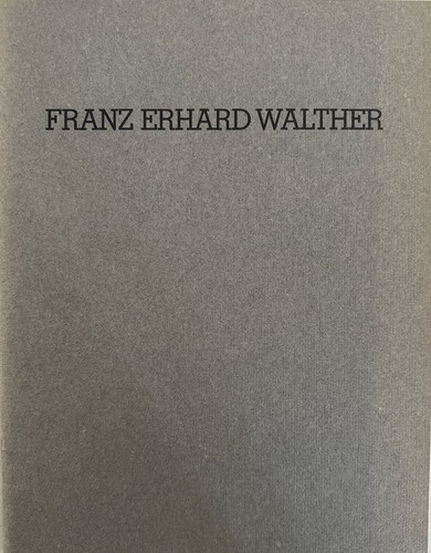 Franz erhard walther works - franz, walther: