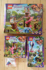 LEGO FRIENDS! Panda Tiger Tierrettung 41424 + 41423 + 41422 OVP plus Anleitung