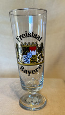 Bierglas "Freistaat Bayern" mit bayerischen Wappen, 0,4 Liter