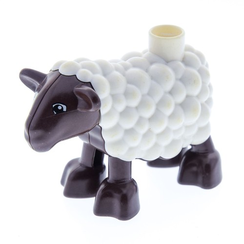 Lego duplo tier schaf weiß - 1x,
