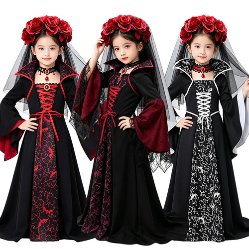 Vampirbraut kostüm mädchen - vampirbraut,