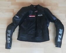 Motorradjacke Jacke Leder schwarz FLM Torrent Damen Gr 40
