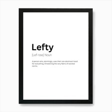 Lefty Definition Bedeutung
