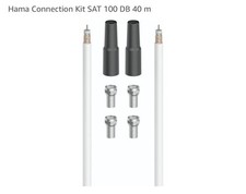 Antennen-Verbindungskabel SAT-Anschluss-Kit 100 dB 40M von Hama
