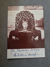 Hildegard knef autogramm - knef,