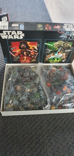 Star wars puzzle 2x1000 - star,