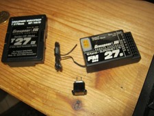 Graupner Sender HF Set  HF Modul 27 Mhz FM SSS , Empfänger C 16, Quarzpaar