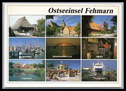 Ansichtskarte ostseeinsel - ansichtskarte,