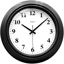 Wanduhr modern schwarz weiß - wanduhr,