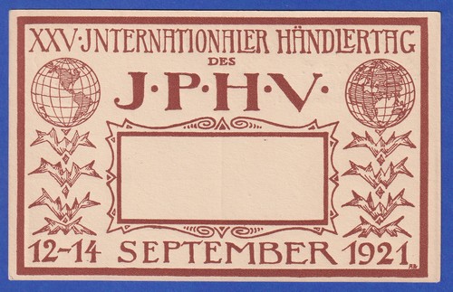 Reich 1921 privatganzsache - reich,
