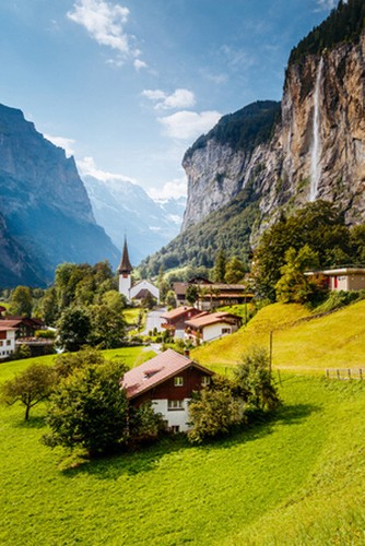 Wandbild tolle aussicht - wandbild:, auf