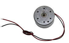 Miniatur Mini Gleichstrommotor bis 5 V - Flache Bauform mit Welle DC Solar Motor