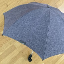 Universal Sonnenschirm Sonnenschutz Kinderwagen Buggy UV Schutz 50+ Melange Grey