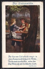 Ansichtskarte Student mit der