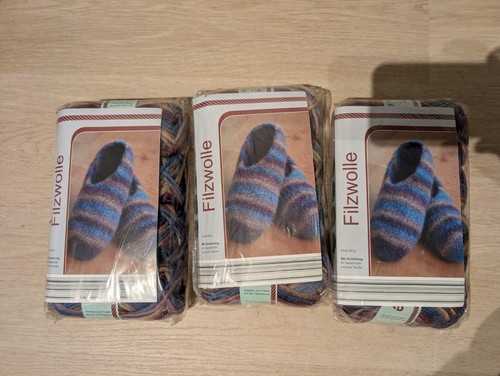 200g filzwolle strickset - filzwolle,