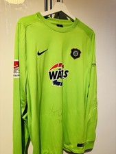 Erzgebirge Aue Torwart Trikot mit Unterschrift Original Matchworn in L