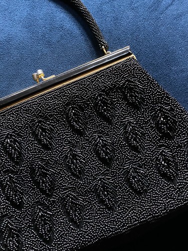 Handtasche vintage schwarz - handtasche,