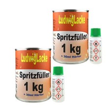 Spritzfüller  2 x 1 kg Grundierung Rostschutz für Auto PKW & LKW