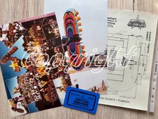 Spezial-Konvolut KARUSSELL AIRWOLF - Modellbau Kirmes Fahrchip Bewerbung Technik