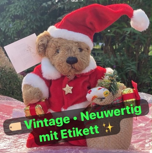 Vintage weihnachts teddybär - vintage,