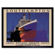 Reise southampton dock schiff - dock,