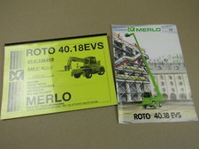 Merlo ROTO 40.18 EVS Teleskopstapler Ersatzteilliste Bildkatalog Parts List 1997