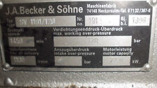 Kompressor Industrie Becker SV1101