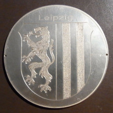 Medaille Leipzig Wappen ca 89