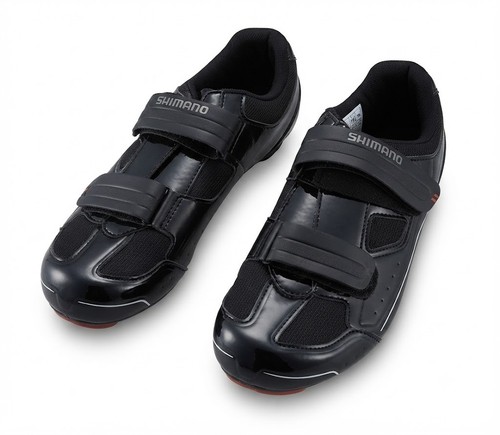 Rennradschuhe schwarz 45 - schwarz,