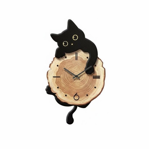 Katzen wanduhr modernes - wanduhr,