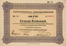 Carl Tuchscherer AG 1925 Ohlau Olawa Schlesien Leipzig Osterwieck Stettin Witten