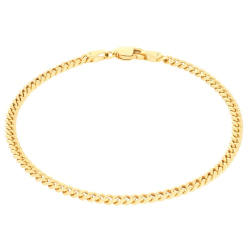 10k gelbgold 3mm miami cuban - 3mm,