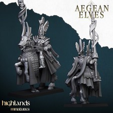 2x Aegean Elves Mounted + Fuß