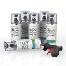 6x Lackspray weiß glänzend AUPROPAINT GLOSS Auto Lack 400ml + PG