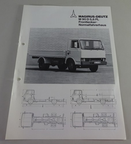 Prospektblatt magirus deutz - prospektblatt, magirus-deutz