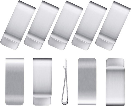 Geldklammer 10pcs edelstahl - geldklammer,10pcs,