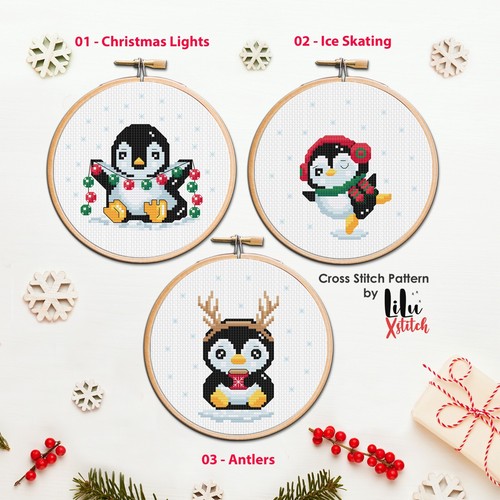 Weihnachten pinguine muster - weihnachten,