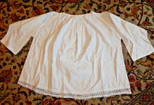 Antikes Chorhemd,Messgewand,Leinenhemd mit Spitze