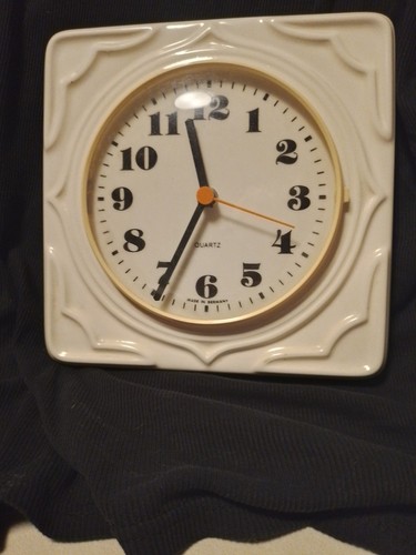 Vintage keramik wanduhr - wanduhr, von