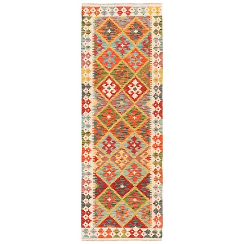 Kelim afghan 242x79 - afghan,