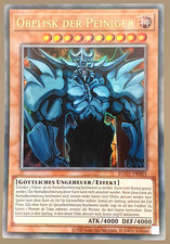 Obelisk der Peiniger Neu! Ultra Rare Yugioh Deutsch Götterkarte Glänzender Holo