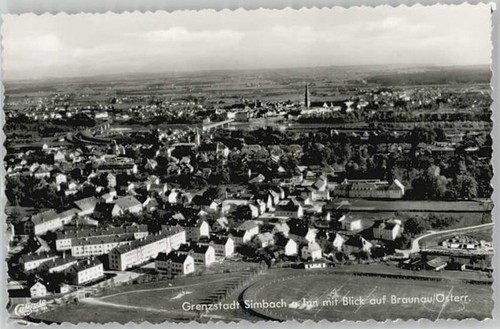 Simbach inn fliegeraufnahme - simbach,