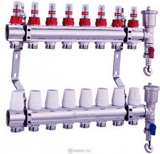 Heizkreisverteiler Fußbodenheizung FBH Verteiler NORDIC TEC 2 - 12 Fach Kreise