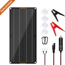 Solarpanel 12V 10W Tragbares Batterieladegerät Erhaltungsladegerät für Auto Boot