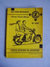 Motokov Motorrad Z 250 175 125
