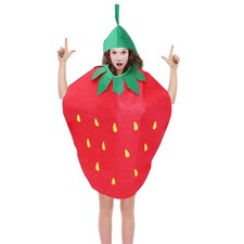 Kostüm Erdbeere Unisex