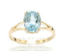 Aquamarin Ring 585 Gelbgold