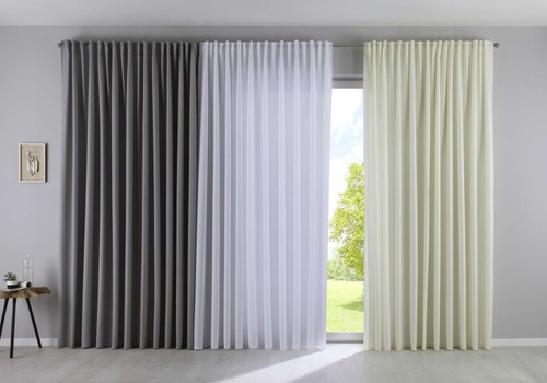 Vorhang schal blickdicht matt - vorhang,