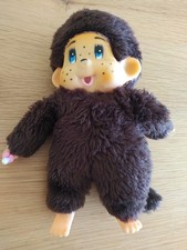 Monchichi Plüsch Tier 80er Affe ca. 20cm Kuscheltier braun