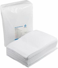 Einmalwaschlappen Premium Molton Weiß | Einwegwaschhandschuh | saugfähig Soft